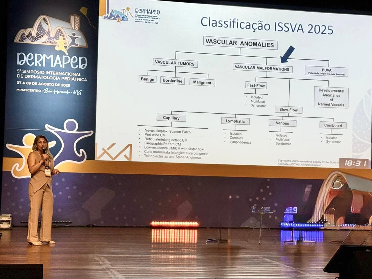 Apresentação da Classificação ISSVA 2025 das anomalias vasculares no DERMAPED